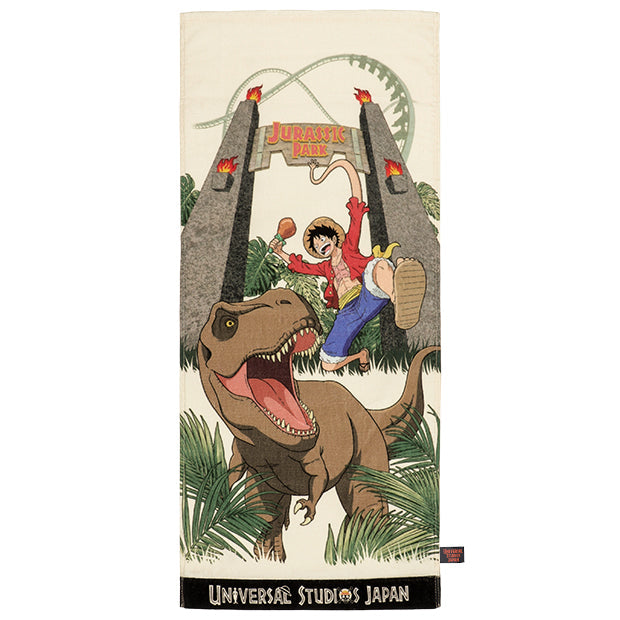 ONE PIECE Jurassic World Face Towel
