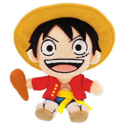 One Piece Jurassic World Luffy & T-Rex Small Plush Set