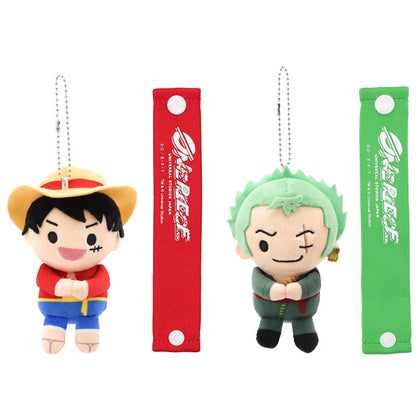 One Piece Collectible Plush Keychain with Band
