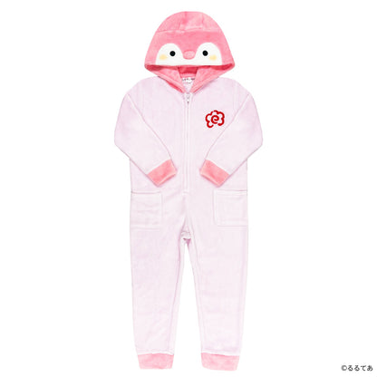 Sazac Koupen-chan Kids' Onesie Coral Minky Costume