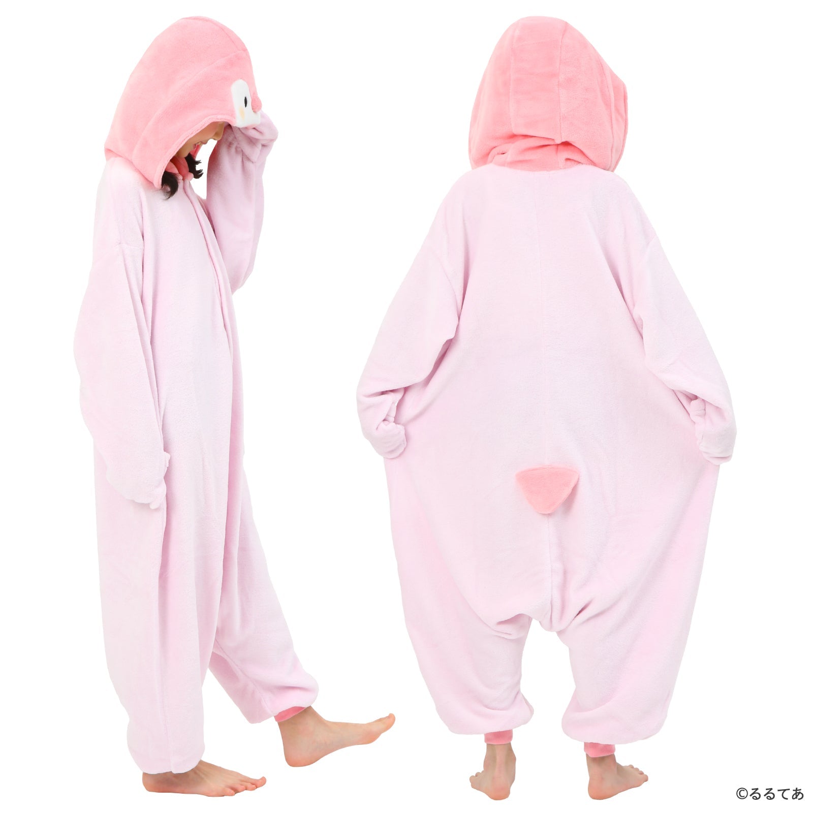 Sazac Koupen-chan Kids Kigurumi Costume Soft Coral Fleece