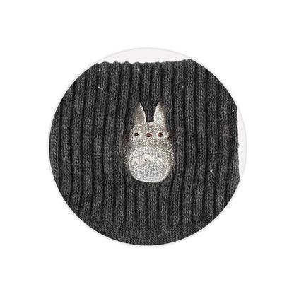 My Neighbor Totoro Rib Embroidery Short Socks 23-25cm