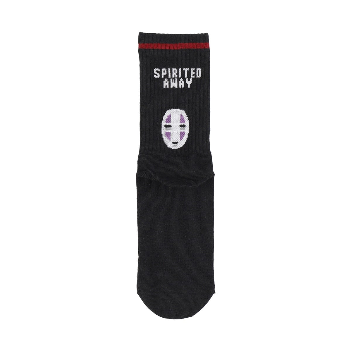 Spirited Away No-Face Rib Crew Socks