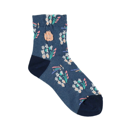 Howl's Moving Castle Float Pattern Socks Calcifer 23-25cm - Studio Ghibli