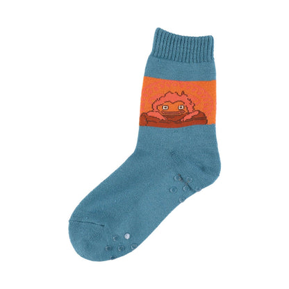 Howl's Moving Castle Warm Room Socks Calcifer 23-25cm