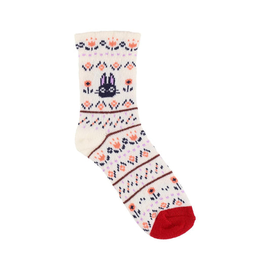 Kiki's Delivery Service Room Socks Nordic Pattern 23-25cm - Studio Ghibli