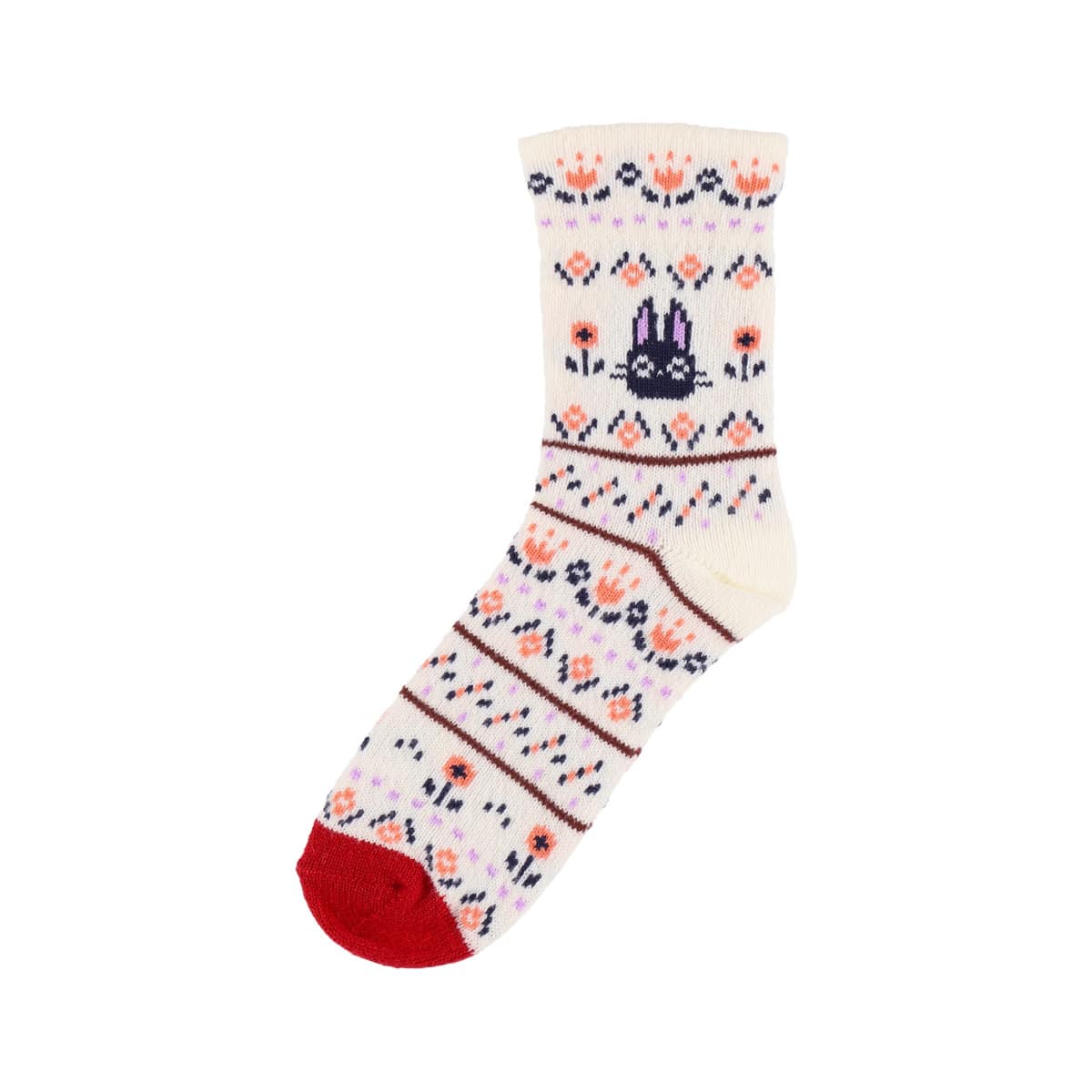 Kiki's Delivery Service Room Socks Nordic Pattern 23-25cm - Studio Ghibli