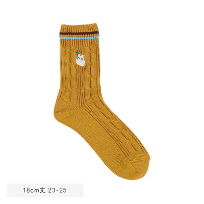 My Neighbor Totoro Cable Pattern Socks (Camel) - Studio Ghibli