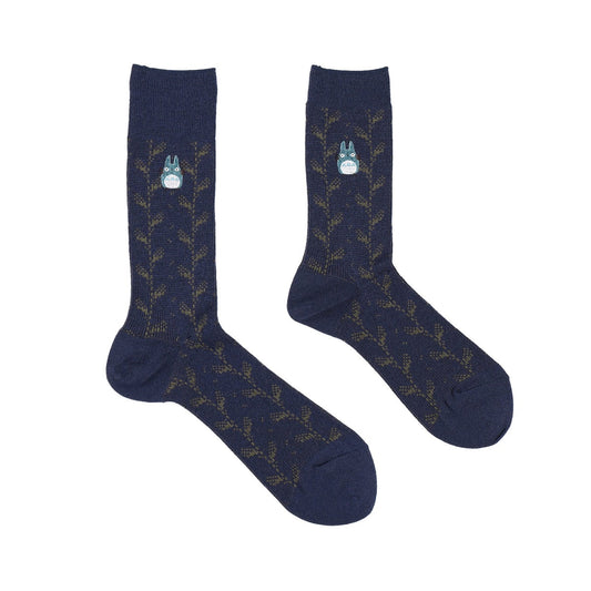 My Neighbor Totoro knitted socks (navy) - Studio Ghibli