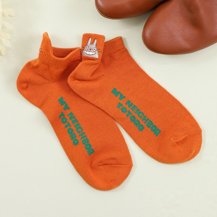 My Neighbor Totoro Heel Embroidered Sneaker Socks 23-25cm Green