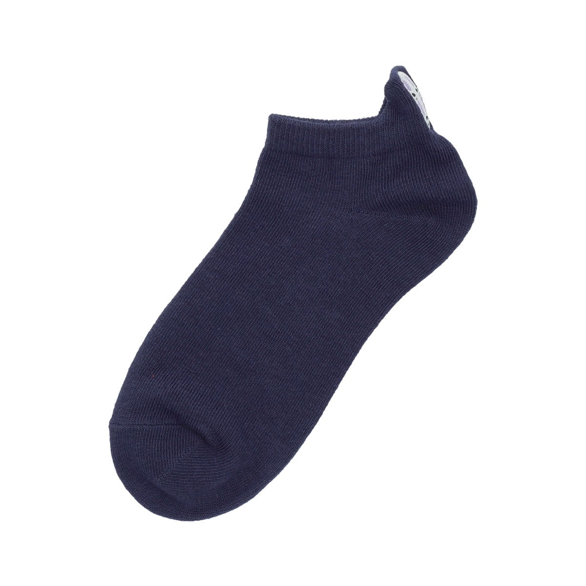 Spirited Away Heel Embroidered Sneaker Socks No-Face 23-25cm Purple