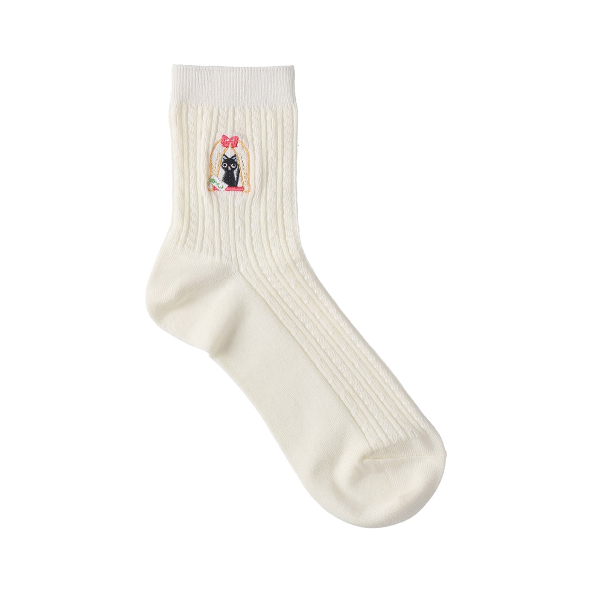 Kiki's Delivery Service Icon Embroidery Socks 23-25cm