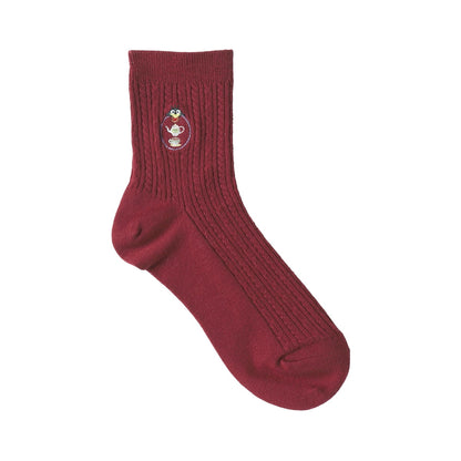 Spirited Away Icon Embroidery Socks 23-25cm
