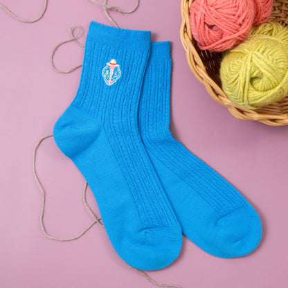 Howl's Moving Castle Icon Embroidery Socks 23-25cm