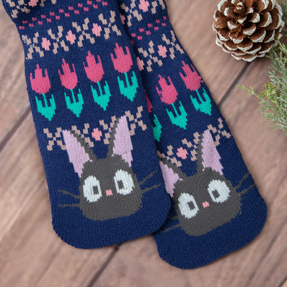 Kiki's Delivery Service Blanket Socks Navy 22-26cm