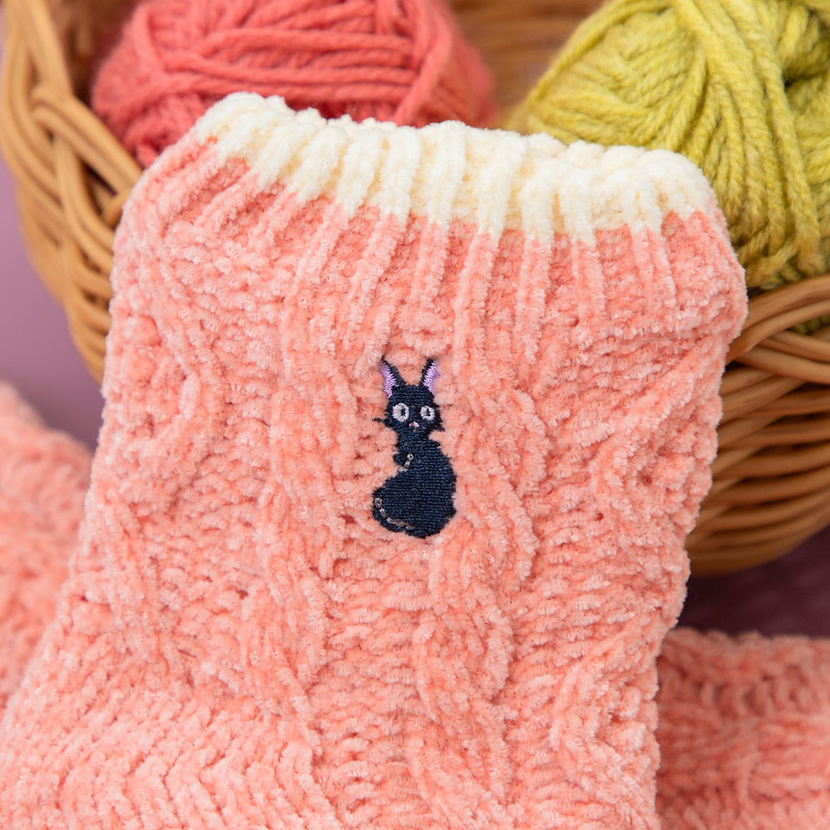 Kiki's Delivery Service Boa-Lined Chenille Crew Socks 23-25cm