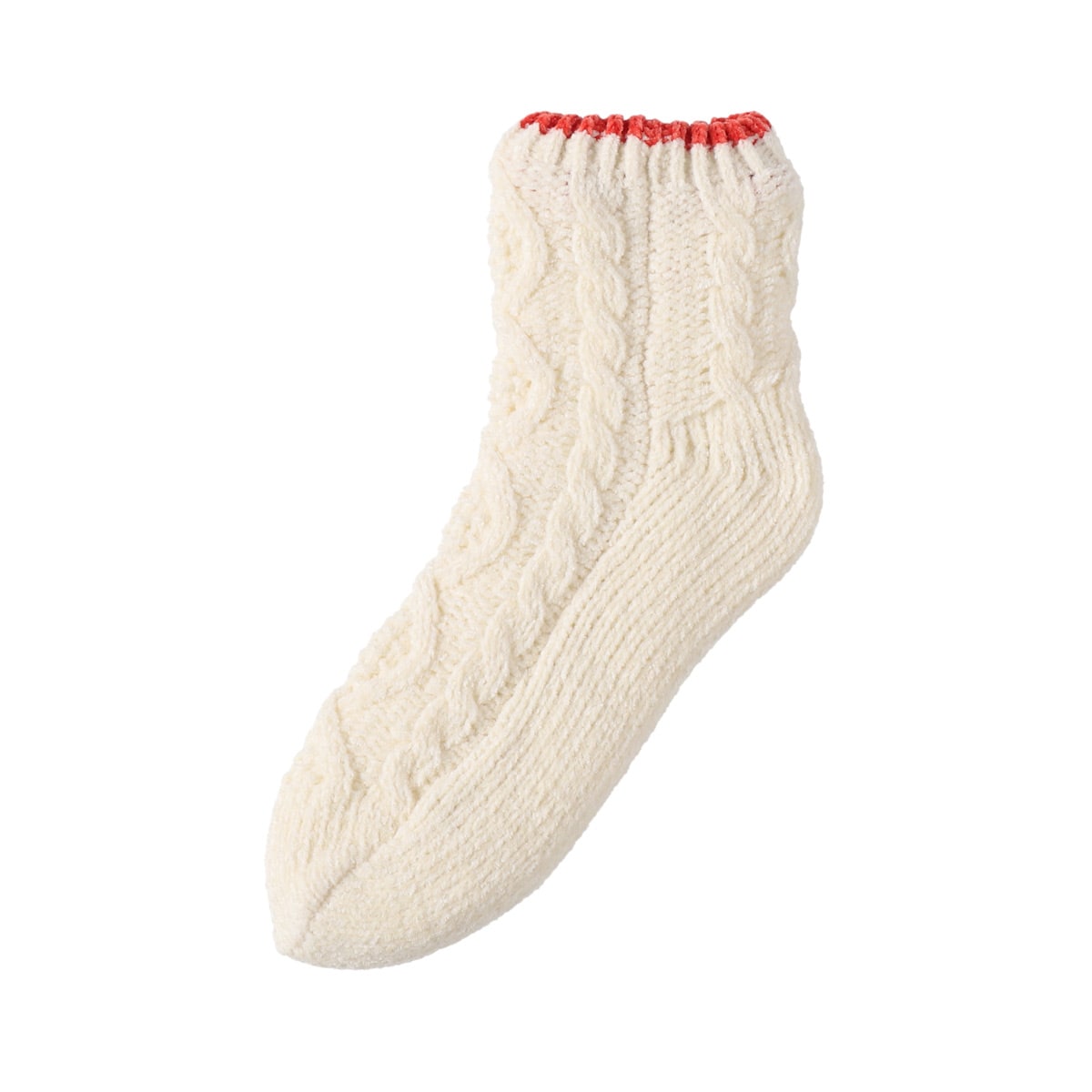 Whisper of the Heart Boa-Lined Chenille Crew Socks 23-25cm