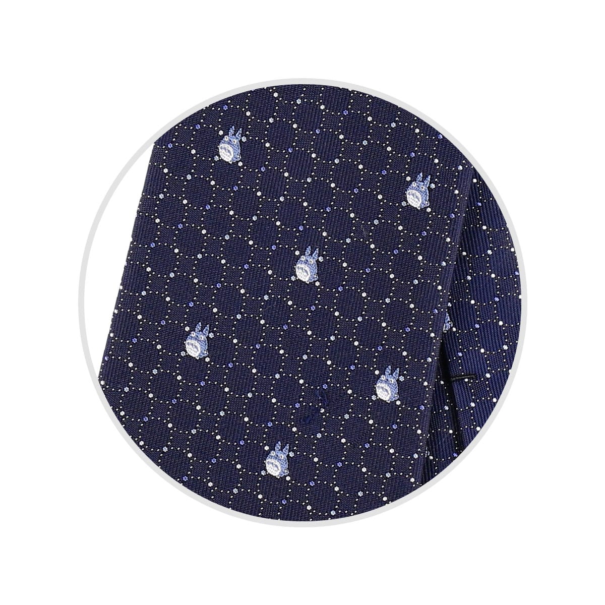 Studio Ghibli My Neighbor Totoro Necktie Circle Dot Navy