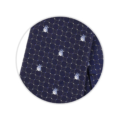 Studio Ghibli My Neighbor Totoro Necktie Circle Dot Navy