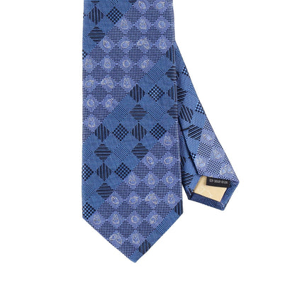 Studio Ghibli My Neighbor Totoro Silk Necktie Donguri Ichimatsu Blue