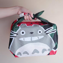 قم بتحميل الصورة في عارض الصور، Totoro Watermelon Design Furoshiki- Studio Ghibli