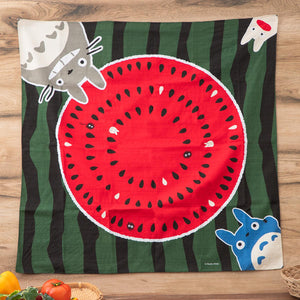 Totoro Watermelon Design Furoshiki- Studio Ghibli