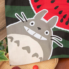 قم بتحميل الصورة في عارض الصور، Totoro Watermelon Design Furoshiki- Studio Ghibli