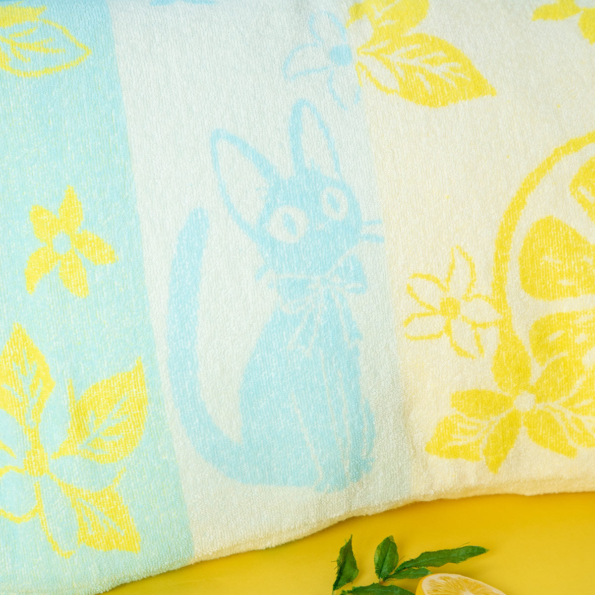 Studio Ghibli Kiki's Delivery Service Lemon Flower Towel Pillow Cover