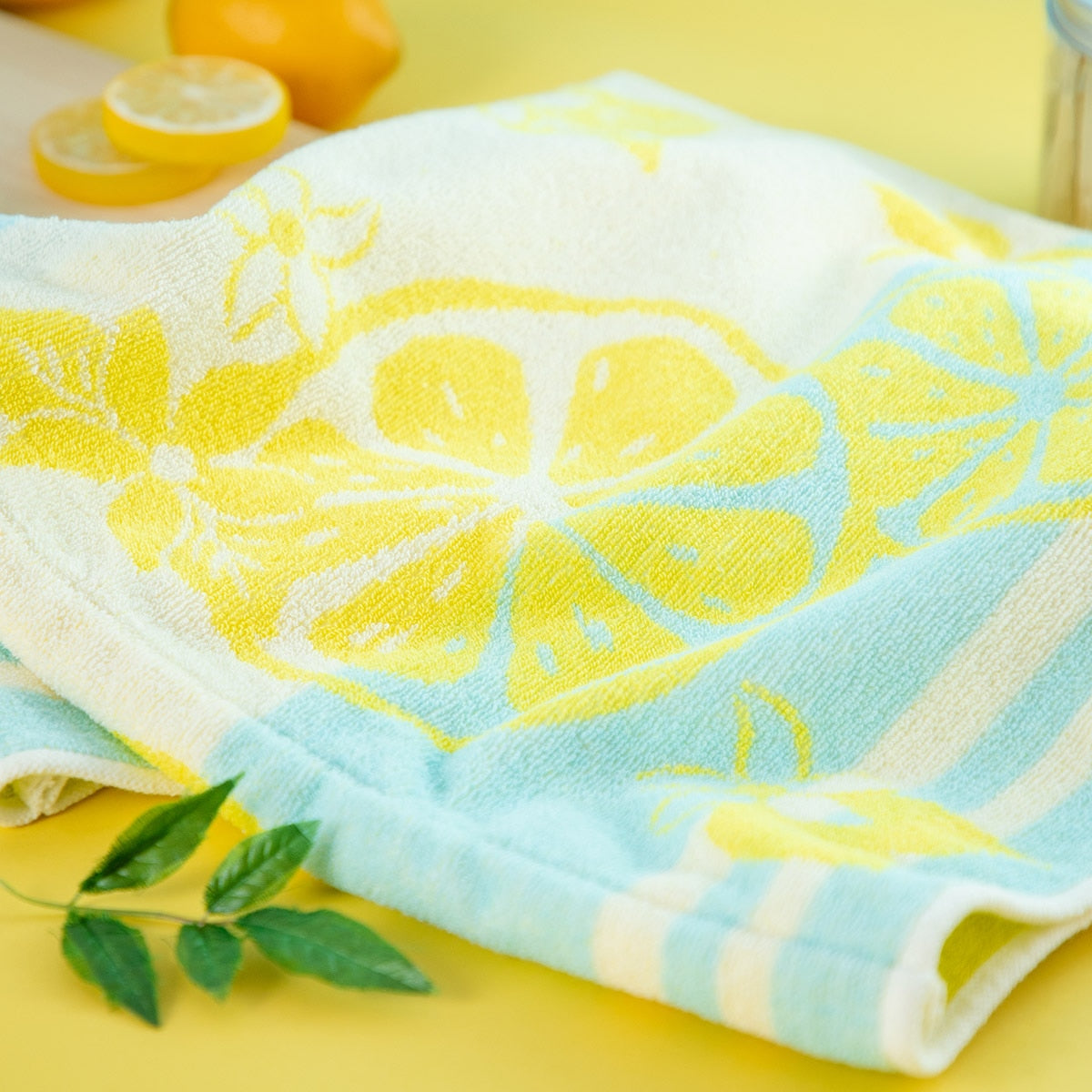 Studio Ghibli Kiki's Delivery Service Lemon Flower Towel Pillow Cover
