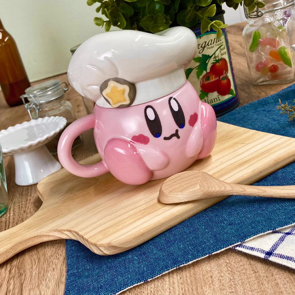 Kirby Ceramic Mug & Figure - Exclusive from the Official Kirby Cafe