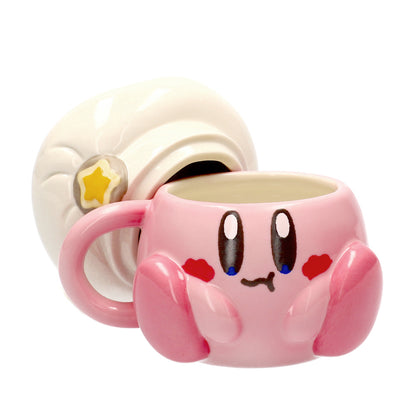 Kirby Ceramic Mug & Figure - Exclusive from the Official Kirby Cafe