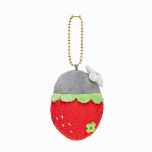 Koupen-chan inside Strawberry Plush Toy Keychain