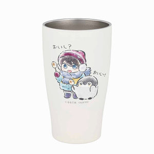 Yuru Camp x Koupen chan Stainless Mug with Wooden Lid