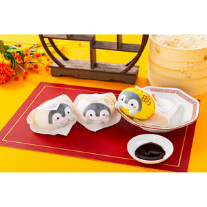 Koupen chan Steamed Bun with Red Bean Paste Plush Toy Keychain