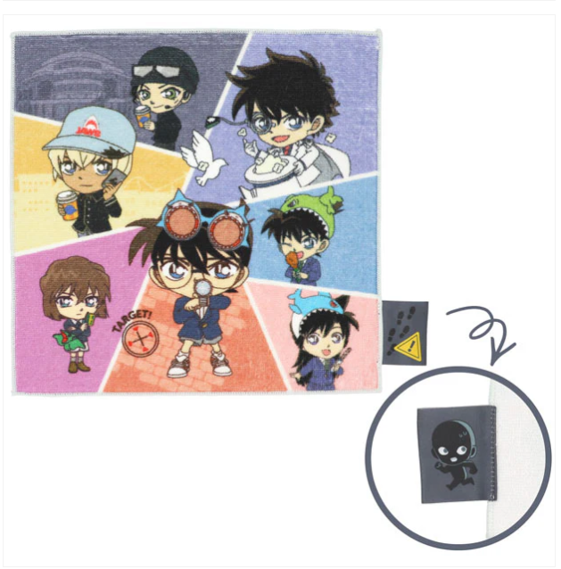 Detective Conan Hand Towel Set (2 pieces)- Detective Conan Universal Studio Japan Limited
