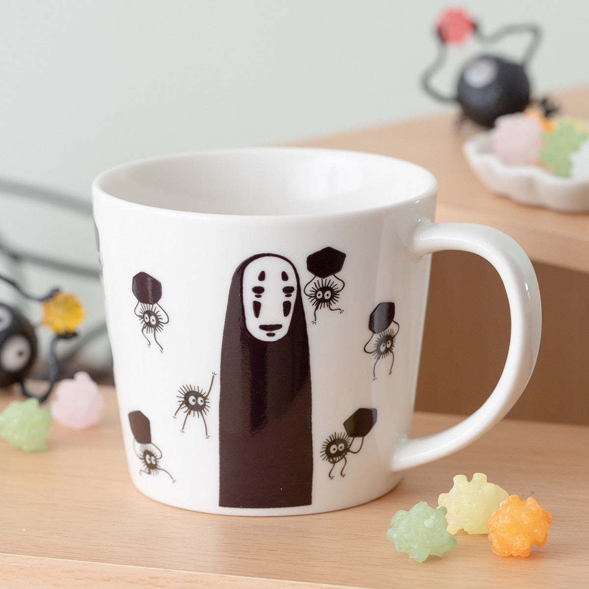 Donguri Republic Spirited Away No-Face and Soot Sprites Magic Mug 4990593302253