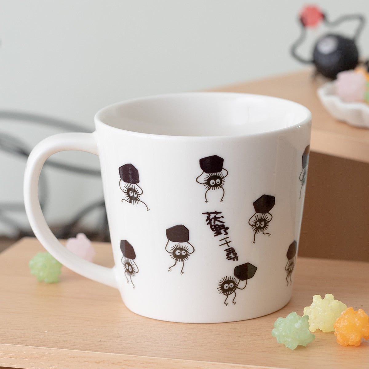 Donguri Republic Spirited Away No-Face and Soot Sprites Magic Mug 4990593302253