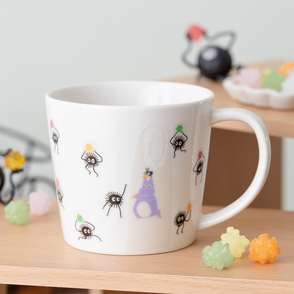 Donguri Republic Spirited Away No-Face and Soot Sprites Magic Mug 4990593302253