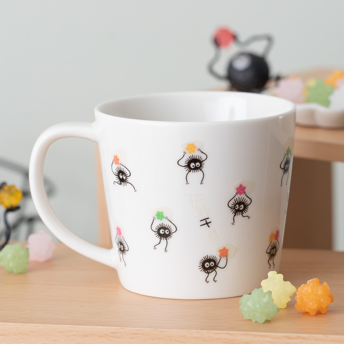 Donguri Republic Spirited Away No-Face and Soot Sprites Magic Mug 4990593302253