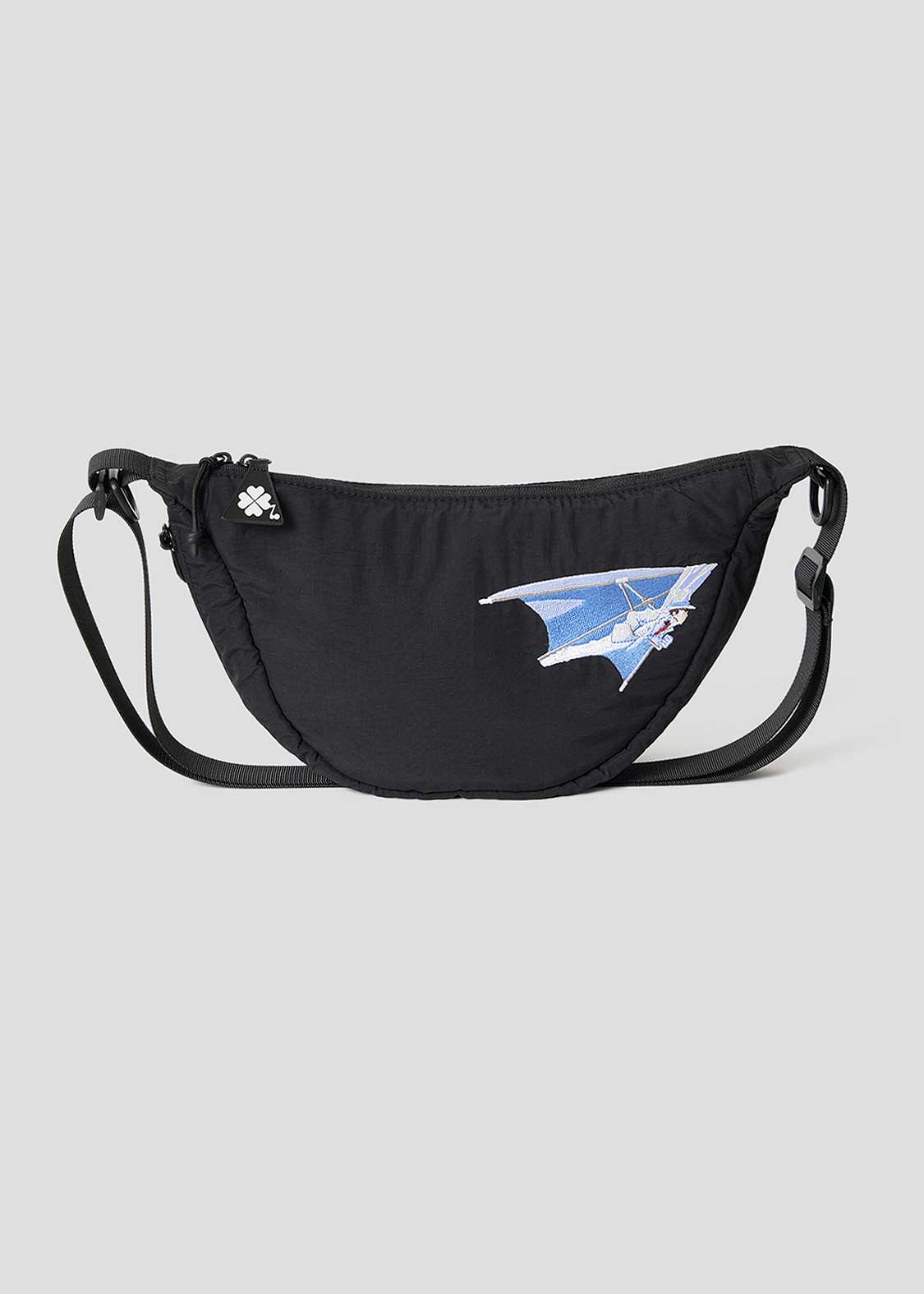 Graniph Detective Conan Mini Shoulder Bag Embroidered Black