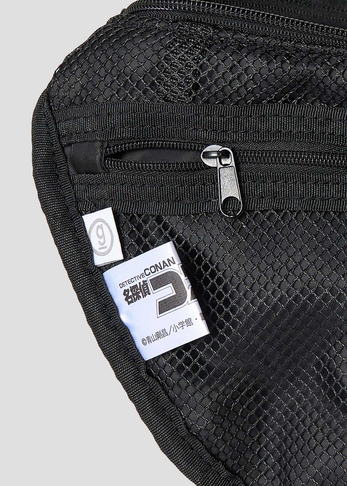 Graniph Detective Conan Mini Shoulder Bag Embroidered Black