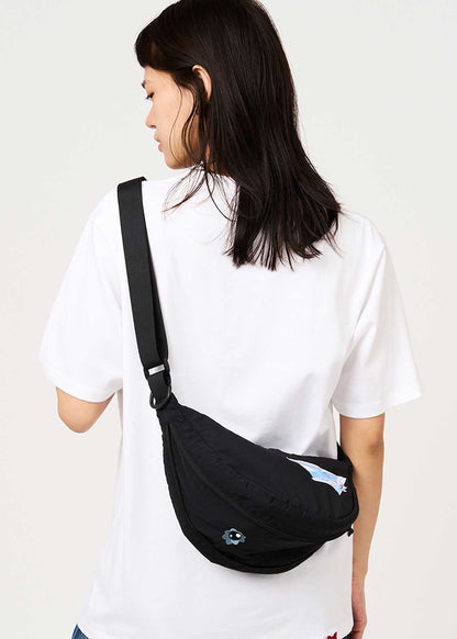 Graniph Detective Conan Mini Shoulder Bag Embroidered Black