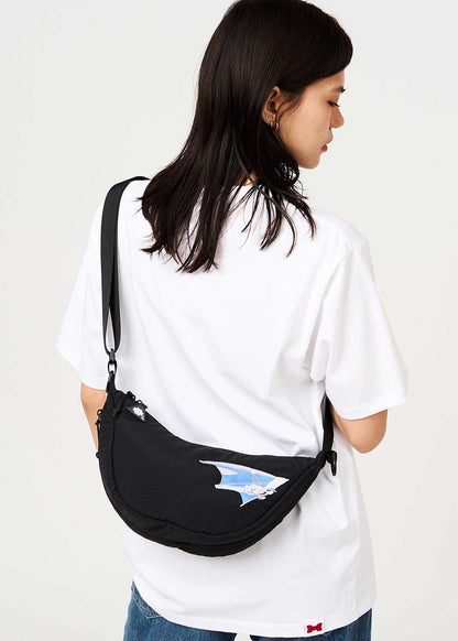 Graniph Detective Conan Mini Shoulder Bag Embroidered Black