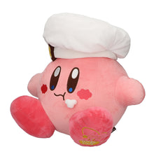 قم بتحميل الصورة في عارض الصور، Kirby the Chef L Size Plushie - Exclusive from the Official Kirby Cafe
