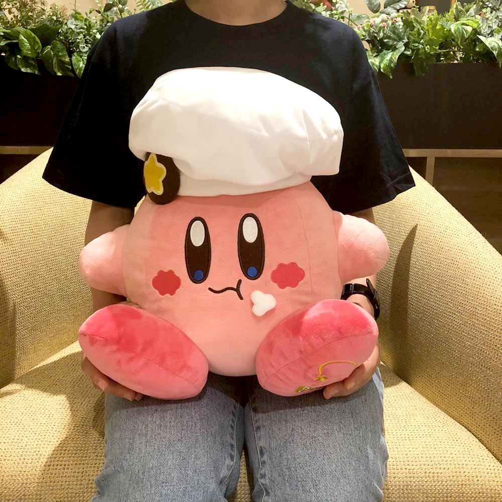 Kirby the Chef L Size Plushie - Exclusive from the Official Kirby Cafe