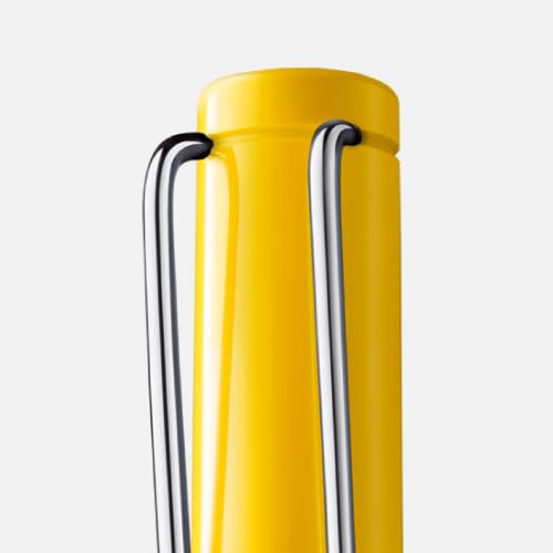 LAMY Safari Fountain Pen Ergonomic Grip Yellow Medium Nib