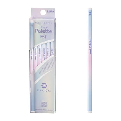 Mitsubishi Pencil Uni Palette Graphite Pencils 12-Pack Hexagonal Barrel