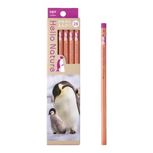 Tombow Hello Nature Kakikata 2B Graphite Pencils 12-Pack Seal