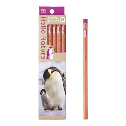 Tombow Hello Nature Kakikata 2B Graphite Pencils 12-Pack Seal