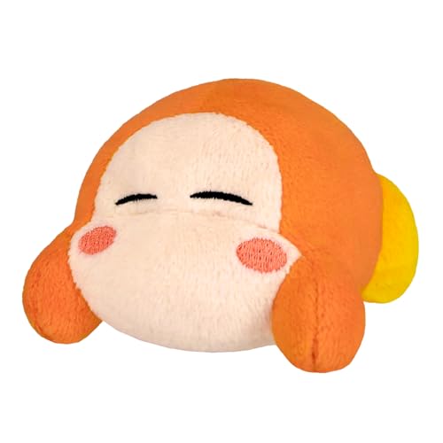 Sanei Boeki Kirby Play with Waddle Dee Die-Cut Cushion 15.7in